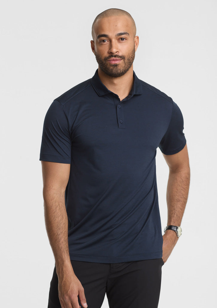 Phoenix Mens Short Sleeve Polo - Navy