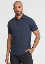 Phoenix Mens Short Sleeve Polo - Navy
