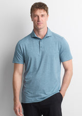 Phoenix Mens Short Sleeve Polo - Ocean Marle