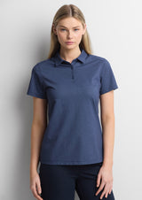 Venture Womens Short Sleeve Polo - Denim Blue