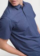 Venture Mens Short Sleeve Polo - Denim Blue