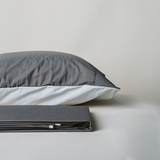 Reversible Duvet Set - Bedmates Single (Graphite/Silver)