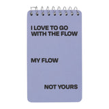 Spiral Notebooks - Go With The Flow