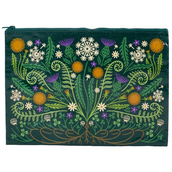 Jumbo Zipper Pouch - Wild Bloom