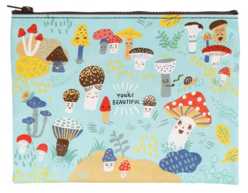 Zipper Pouch - Cute Lil Mushrooms