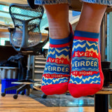 Sneaker Socks - Weirder At Home L/XL