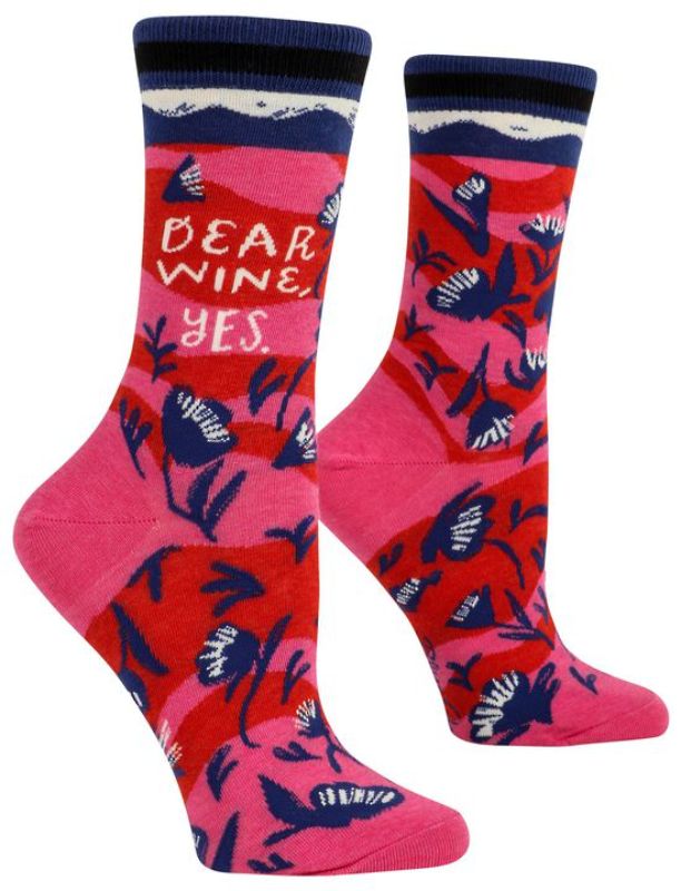 Blue Q Socks - Dear Wine, Yes