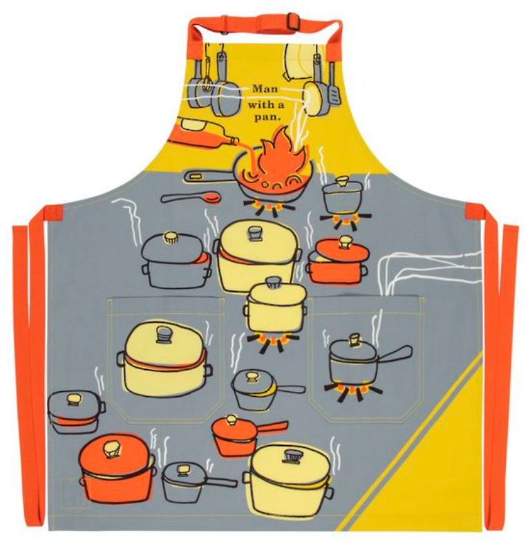 Stylish and durable apron made from heavy cotton twill, featuring extra-long ties, pockets, and adjustable neck strap for comfort.