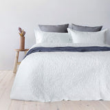 Queen / King Botanica Coverlet Set White- Bambury