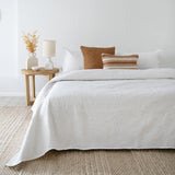 Queen / King Botanica Coverlet Set White- Bambury