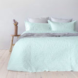 Single / Double Botanica Coverlet Set Glacier- Bambury