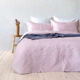 Queen / King Paisley Coverlet Set Dusk- Bambury