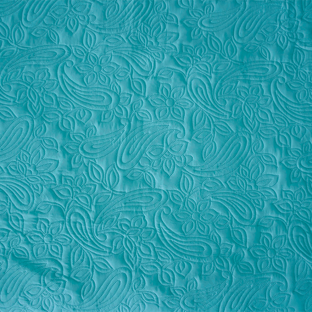 Single / Double Paisley Coverlet Set Peacock- Bambury