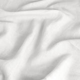 Double Bed Linen Quilt / Duvet Cover Set White - BAMBURY