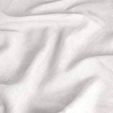 King Bed Linen Quilt / Duvet Cover Set White - BAMBURY