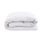 SKing Bed Linen Quilt / Duvet Cover Set White - BAMBURY