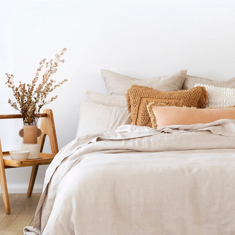 King Sheet Set - Bambury French Linen  (Pebble)