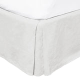 Queen Bed Linen Valance White - BAMBURY