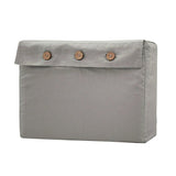 King Single organic cotton sheet set in grey, featuring vintage-washed softness and elegant twin needle stitching.