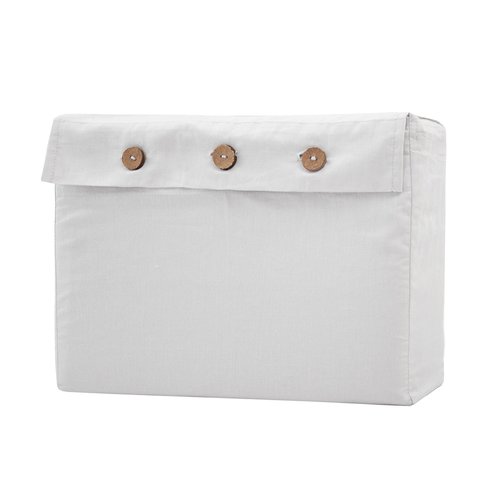 Queen Temple Organic Cotton Sheet Set Ivory- Bambury