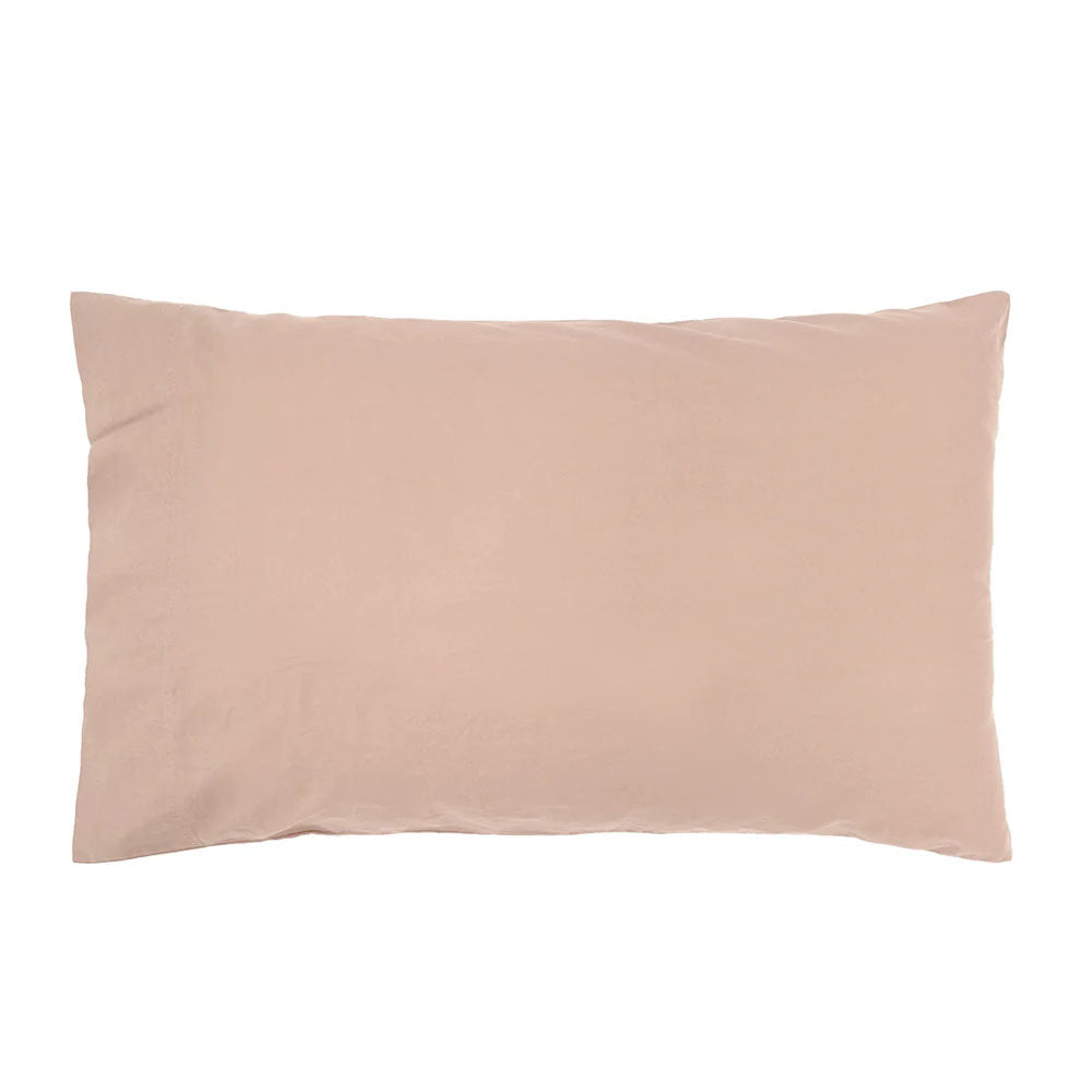 Split King BedTemple Organic Cotton Sheet Set Rosewater - Bambury