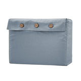 Split King BedTemple Organic Cotton Sheet Set Steel Blue - Bambury
