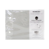 Double Tru Fit Fitted Sheet Silver- Bambury