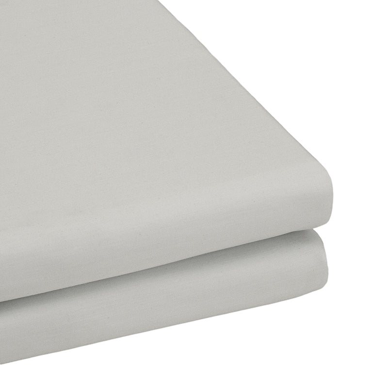 KIng Single Tru Fit Fitted Sheet Silver- Bambury