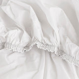 Split King Bed Tru Fit Sheet Set White