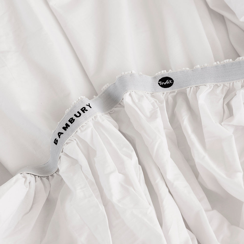 Split King Bed Tru Fit Sheet Set White