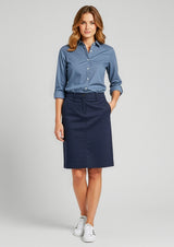 Lawson Womens Skirt - Dark Stone