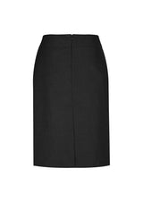 Classic Womens Knee Length Skirt - Charcoal Marle