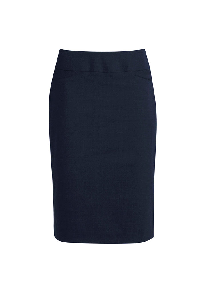 Classic Womens Knee Length Skirt - Navy