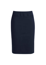 Classic Womens Knee Length Skirt - Navy