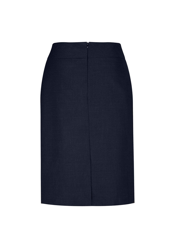 Classic Womens Knee Length Skirt - Navy