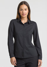 Venture Womens Long Sleeve Shirt - Black