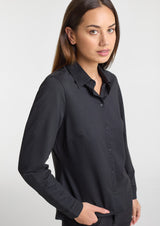 Venture Womens Long Sleeve Shirt - Black