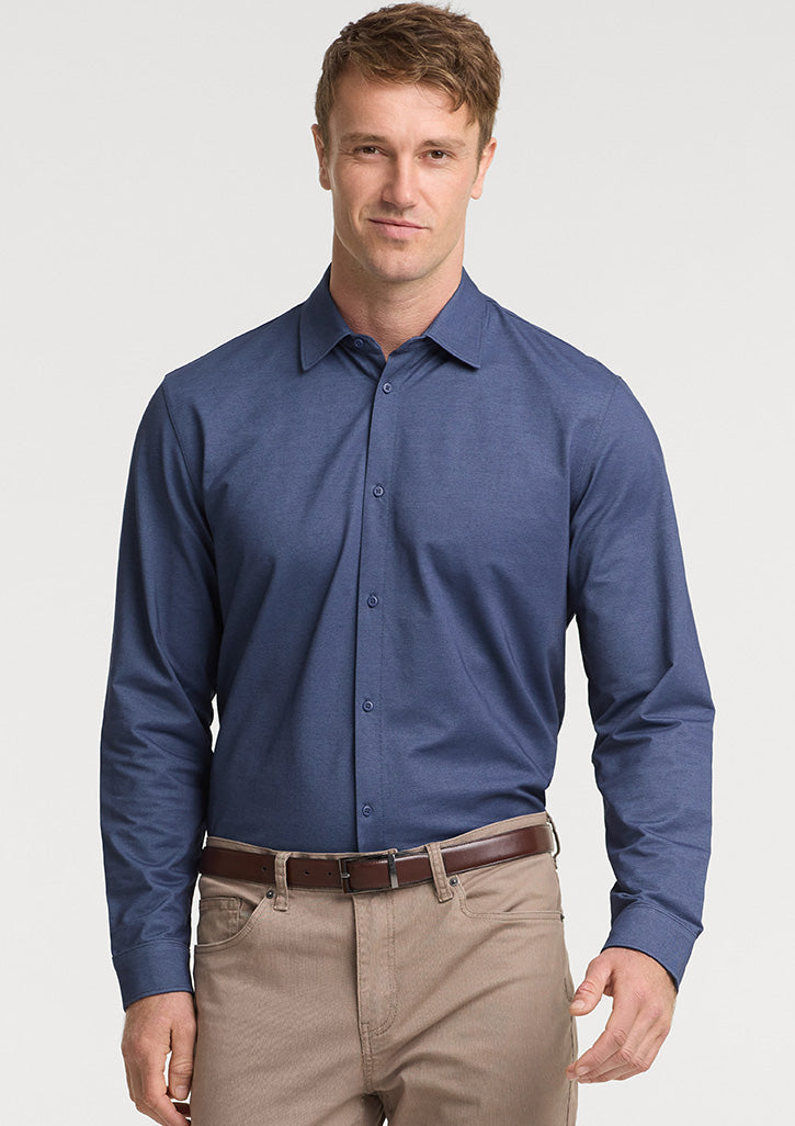 Venture Mens Long Sleeve Shirt - Black