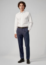 Classic Mens Pleat Pant - Black