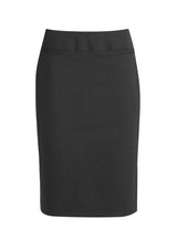 Classic Womens Below Knee Skirt - Charcoal Marle