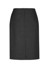 Classic Womens Below Knee Skirt - Charcoal Marle