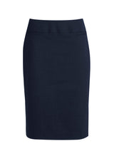Classic Womens Below Knee Skirt - Navy