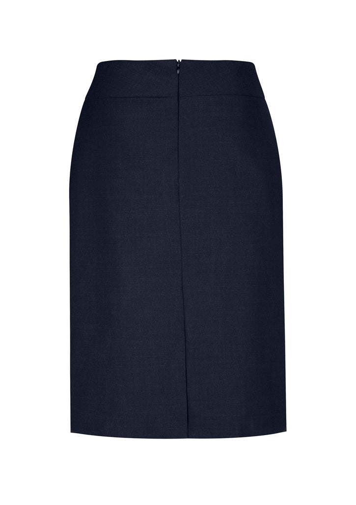 Classic Womens Below Knee Skirt - Navy