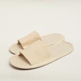 Weavers Slippers Eco Linen Open Toe - Natural