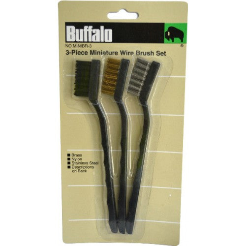 Minature Wire Brush Set 3 Pce  Minibr