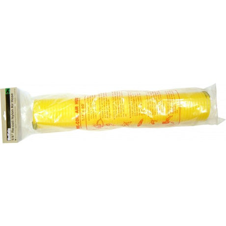 Recoil air hose 1/4" X 15m, durable nylon, expands smoothly for use, retracts for tidy storage, compatible with air tools.