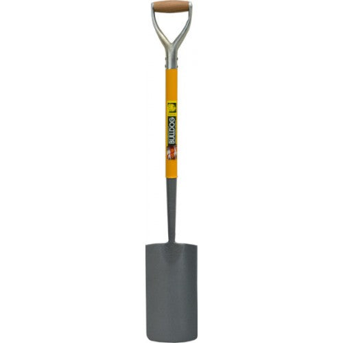 Bulldog Grafting Spade with durable steel shaft, ideal for precision digging, planting, and grafting in gardening projects.