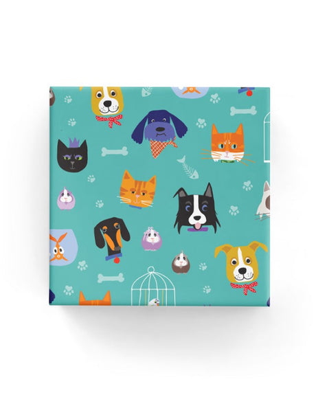 Vibrant wrapping paper featuring fun friendship patterns, perfect for special gifts and celebrations.