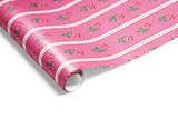 Gift Wrap - Candy Canes (Pink Red Green)