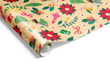 Gift Wrap - Kiwi Kowhai Christmas (Cream)